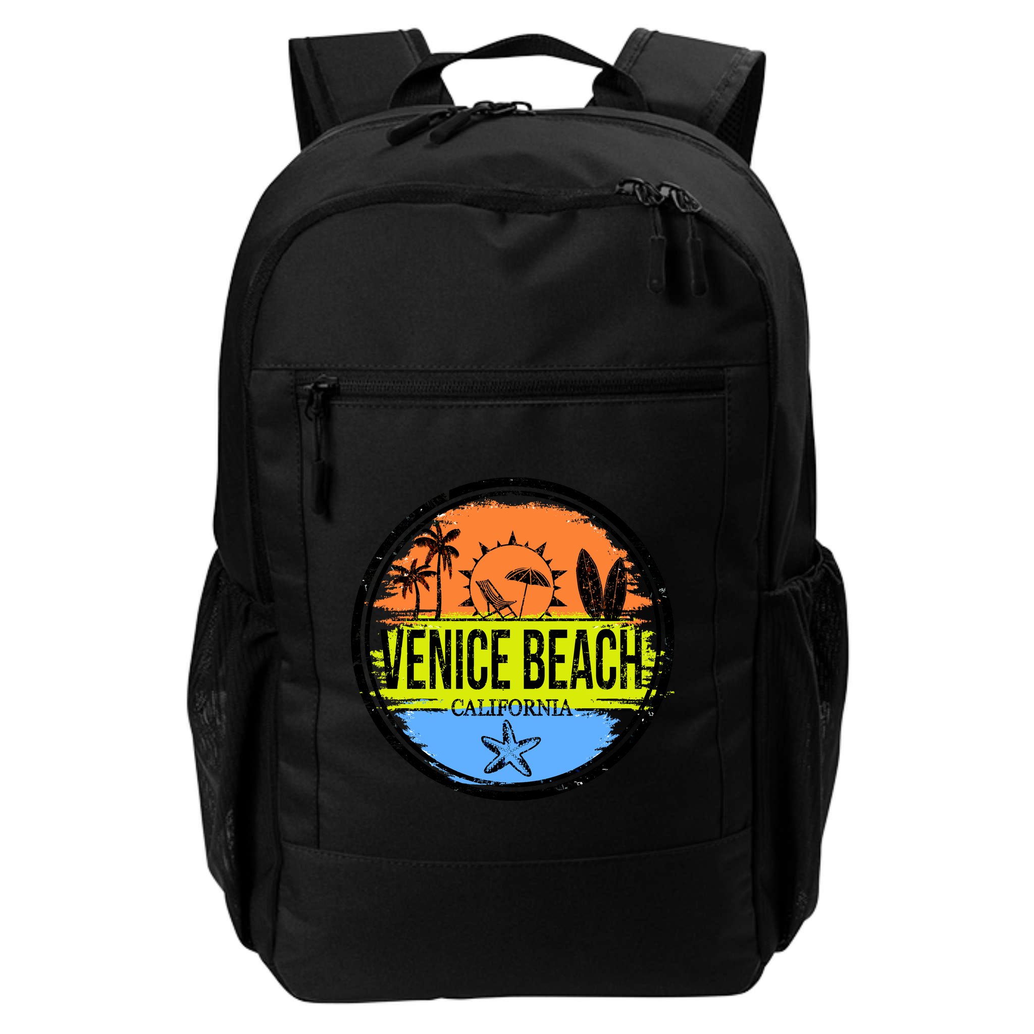 Venice Beach Retro Circle Backpack