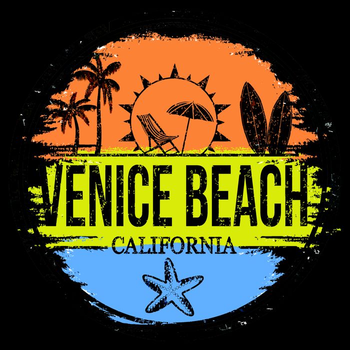 Venice Beach Retro Circle Bag