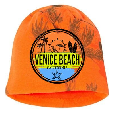 Venice Beach Retro Circle Kati - Camo Knit Beanie