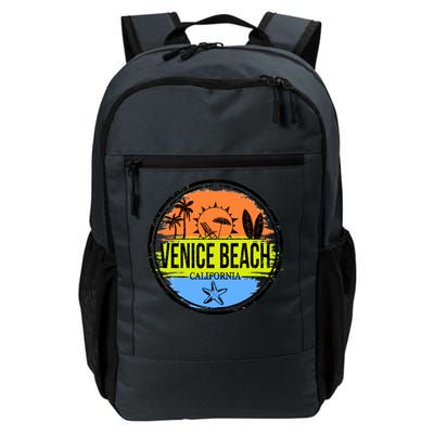 Venice Beach Retro Circle Daily Commute Backpack