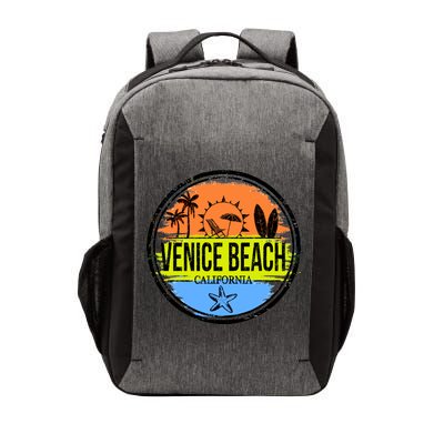 Venice Beach Retro Circle Vector Backpack