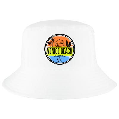 Venice Beach Retro Circle Cool Comfort Performance Bucket Hat