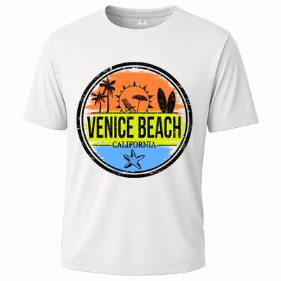 Venice Beach Retro Circle Performance Shirt
