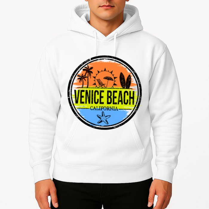Venice Beach Retro Circle Hoodie