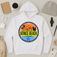 Venice Beach Retro Circle Hoodie