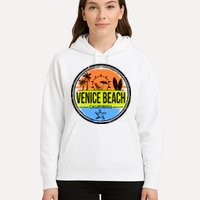 Venice Beach Retro Circle Hoodie