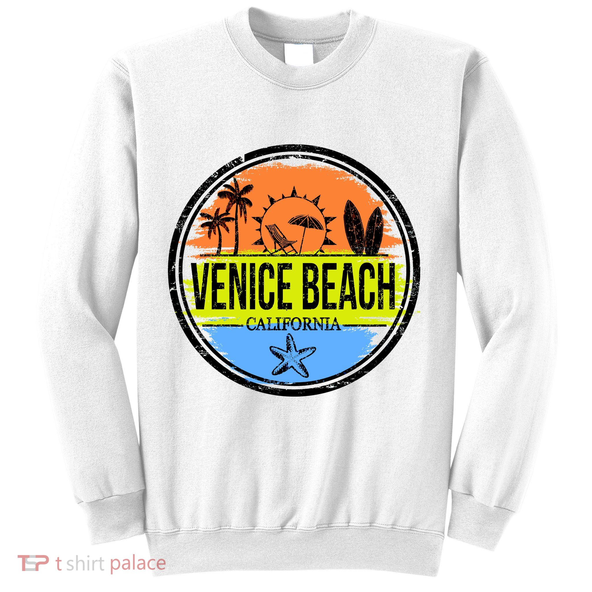 Venice Beach Retro Circle Sweatshirt