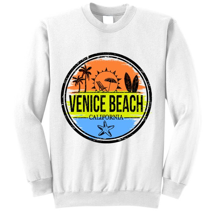 Venice Beach Retro Circle Sweatshirt
