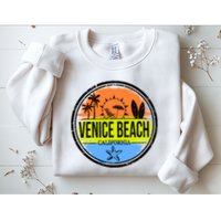 Venice Beach Retro Circle Sweatshirt