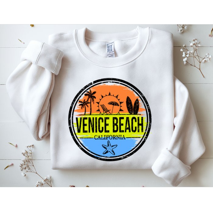 Venice Beach Retro Circle Sweatshirt