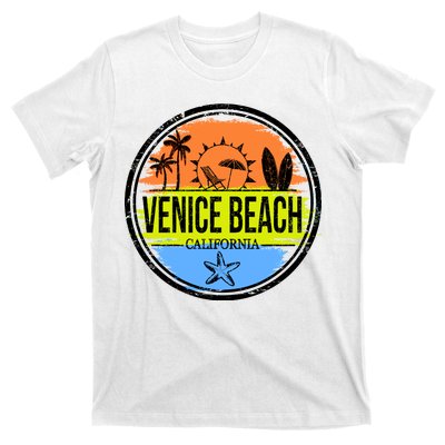 Venice Beach Retro Circle T-Shirt