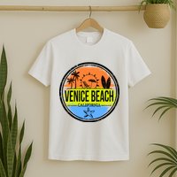 Venice Beach Retro Circle T-Shirt