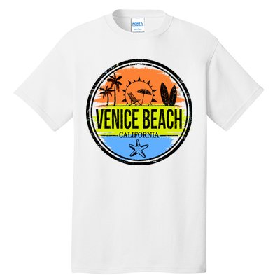 Venice Beach Retro Circle Tall T-Shirt