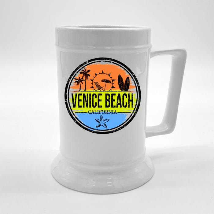 Venice Beach Retro Circle Beer Stein