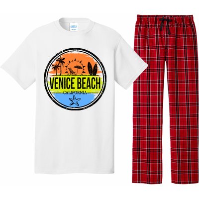 Venice Beach Retro Circle Pajama Set