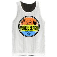 Venice Beach Retro Circle Mesh Reversible Basketball Jersey Tank