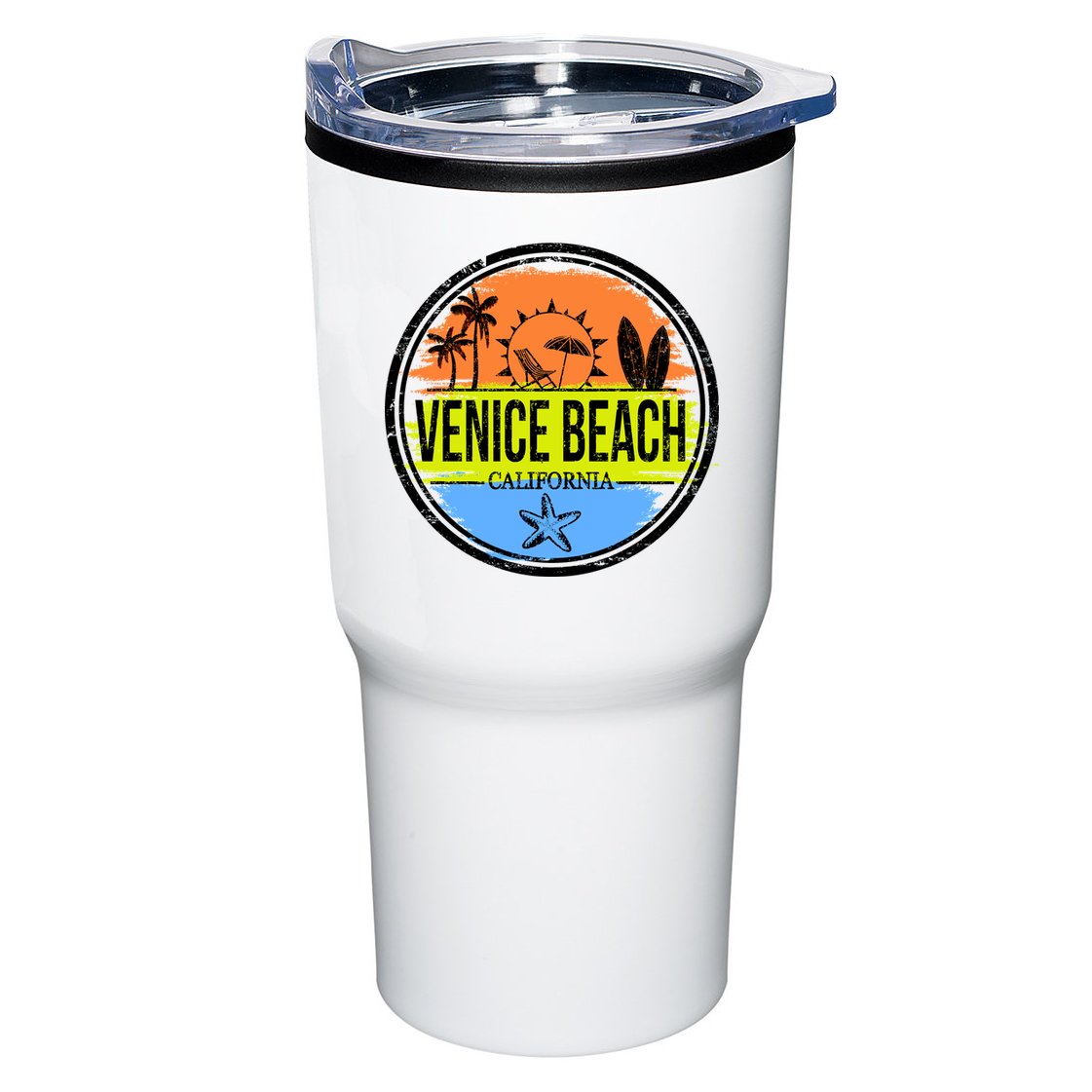 Venice Beach Retro Circle Tumbler