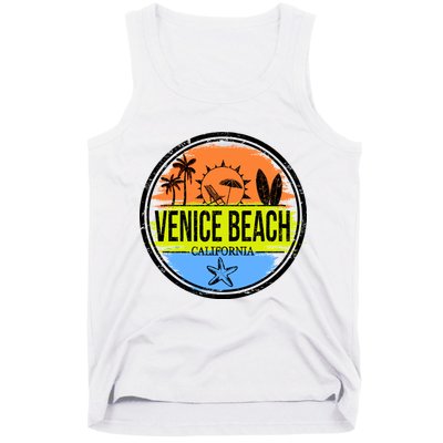 Venice Beach Retro Circle Tank Top