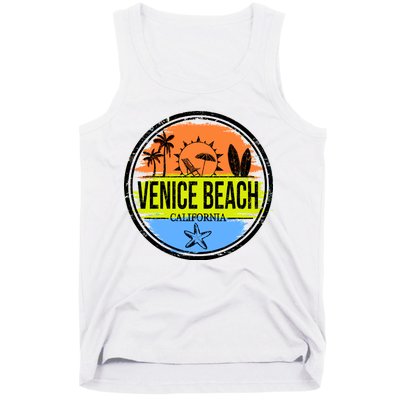 Venice Beach Retro Circle Tank Top