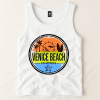 Venice Beach Retro Circle Tank Top
