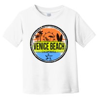 Venice Beach Retro Circle Toddler T-Shirt