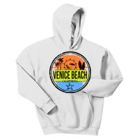 Venice Beach Retro Circle Kids Hoodie