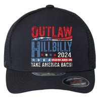 Vintage Elections Outlaw Hillbilly Us Flag Flexfit Unipanel Trucker Cap