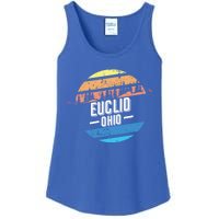 Vintage Euclid Ohio Sunset Souvenir Print Gift Ladies Essential Tank