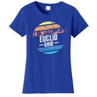 Vintage Euclid Ohio Sunset Souvenir Print Gift Women's T-Shirt