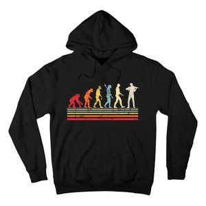 Violin Evolution Of Man Hoodie