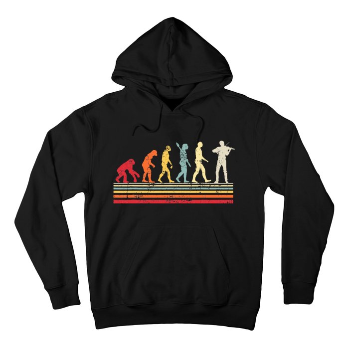 Violin Evolution Of Man Hoodie