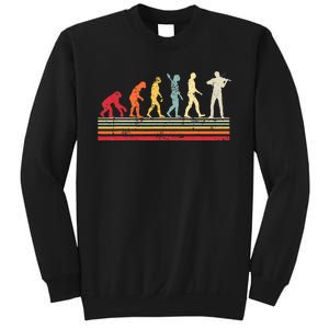 Violin Evolution Of Man Sweatshirt