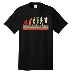 Violin Evolution Of Man Tall T-Shirt