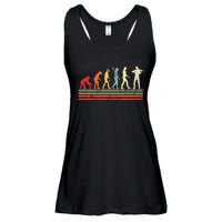 Violin Evolution Of Man Ladies Essential Flowy Tank