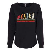 Violin Evolution Of Man Womens California Wash Sweatshirt