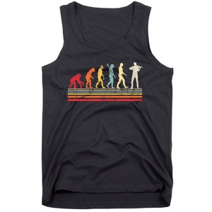 Violin Evolution Of Man Tank Top