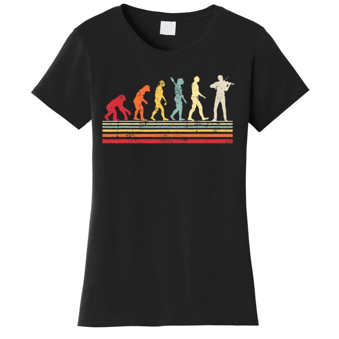 Violin Evolution Of Man Women's T-Shirt