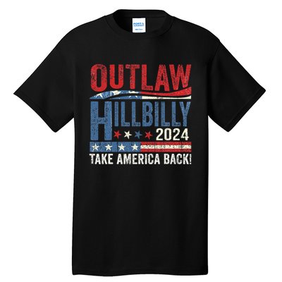 Vintage Elections Outlaw Hillbilly Take America Back Gift Tall T-Shirt