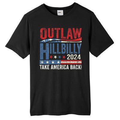 Vintage Elections Outlaw Hillbilly Take America Back Gift Tall Fusion ChromaSoft Performance T-Shirt