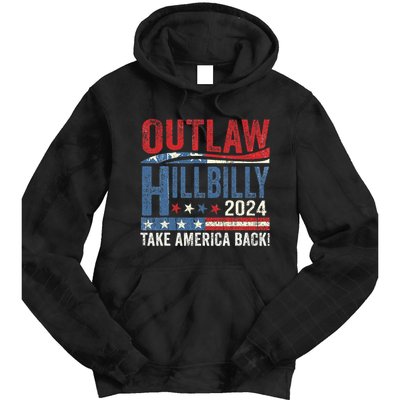 Vintage Elections Outlaw Hillbilly Take America Back Gift Tie Dye Hoodie