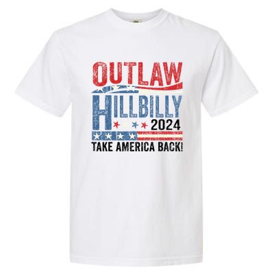 Vintage Elections Outlaw Hillbilly Take America Back Gift Garment-Dyed Heavyweight T-Shirt