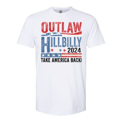 Vintage Elections Outlaw Hillbilly Take America Back Gift Softstyle CVC T-Shirt