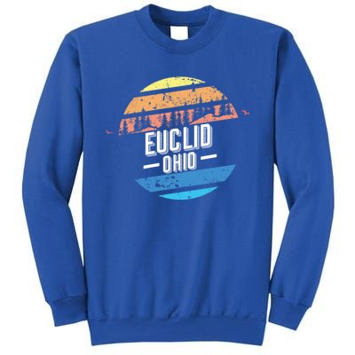 Vintage Euclid Ohio Sunset Souvenir Print Gift Sweatshirt