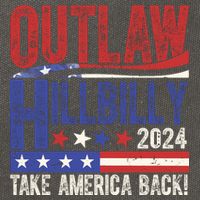 Vintage Elections Outlaw Hillbilly Us Flag Cotton Canvas Backpack