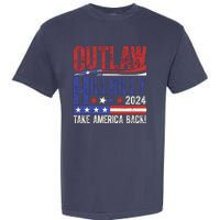 Vintage Elections Outlaw Hillbilly Us Flag Garment-Dyed Heavyweight T-Shirt