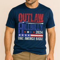 Vintage Elections Outlaw Hillbilly Us Flag Performance Shirt