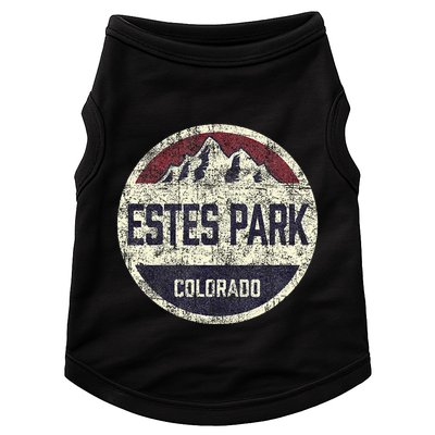 Vintage Estes Park Colorado Mountain Retro Souvenir Doggie Tank