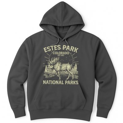 Vintage Estes Park Colorado National Parks Est 1917 Hoodie