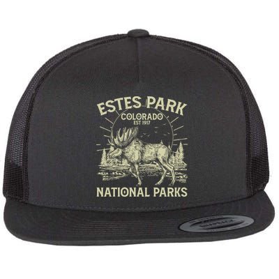 Vintage Estes Park Colorado National Parks Est 1917 Flatbill Hat