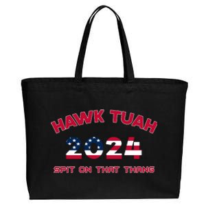 Viral Election Parody Hawk Tush Spit On That Thang Cotton Canvas Jumbo Tote